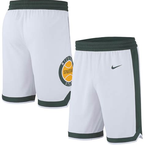 Nike Michigan State Spartans Retro Replica Basketball Shorts